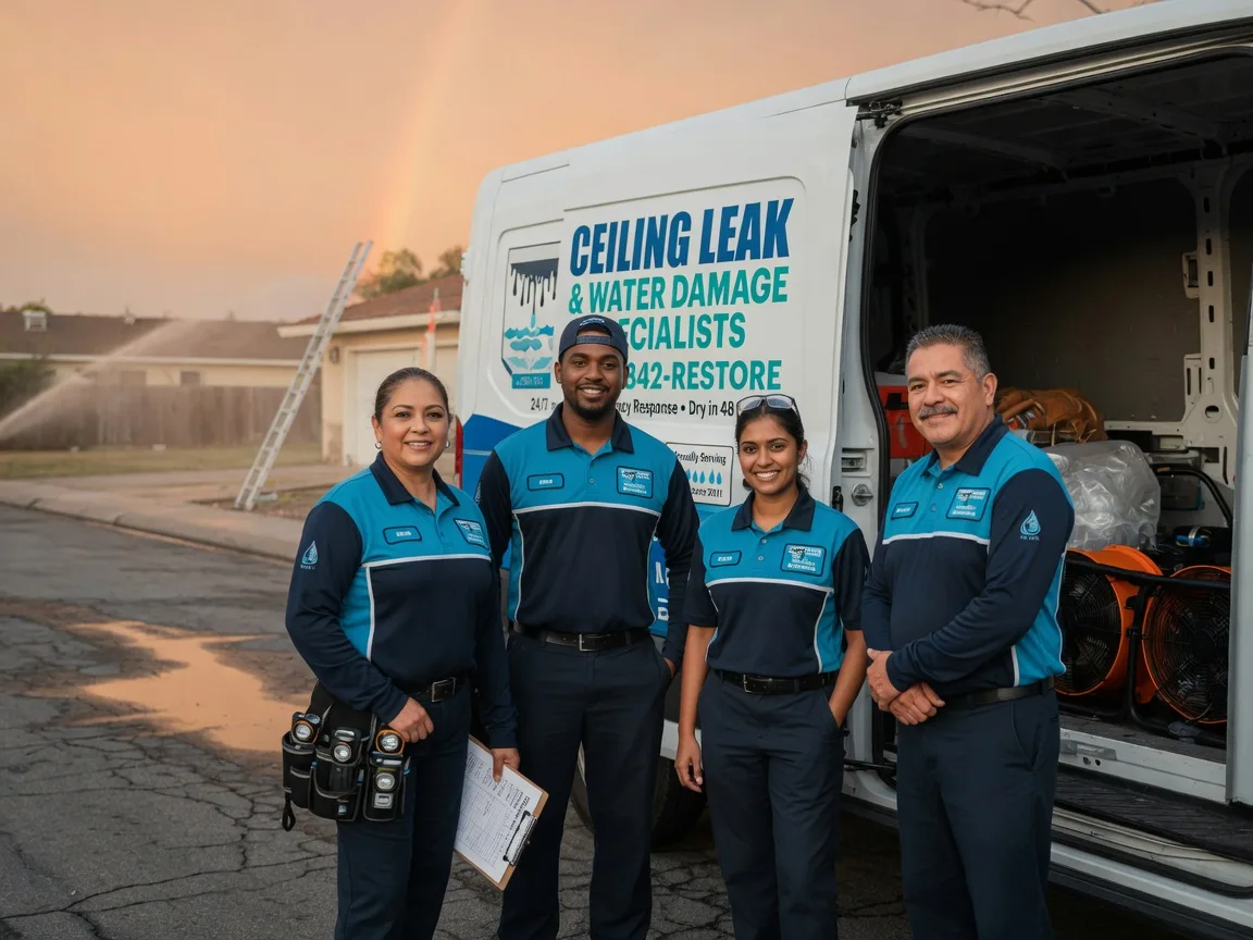 Ceiling Leak Cleanup company in Ambia, IN